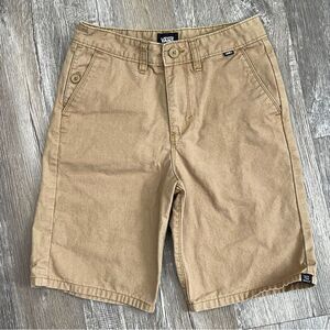 Vans Flat Front Casual Shorts Boys Size 12 (9” Inseam)